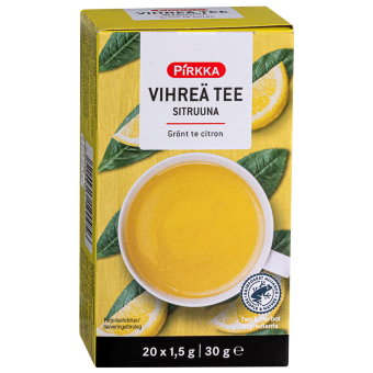 Чай с лимоном Pirkka sitruuna 20пак/30гр Чай с лимоном Pirkka sitruuna 20пак/30гр