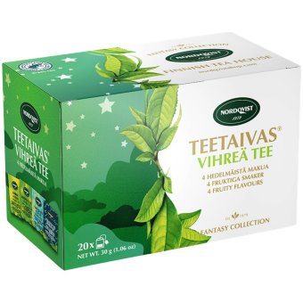 Чай Nordqvist Teetaivas Vihreä (уп 20 шт) 30 гр