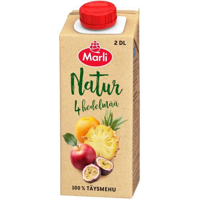 Натуральный сок Marli Natur Четыре фрукта 2 дл
