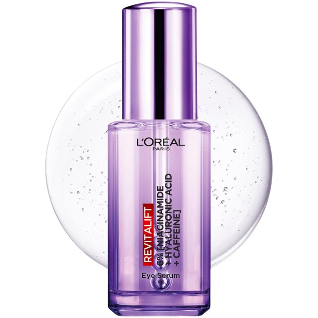 Сыворотка для кожи вокруг глаз L'Oréal Paris Revitalift Filler с 2,5% гиалуроновой кислотой и кофеином 20 мл