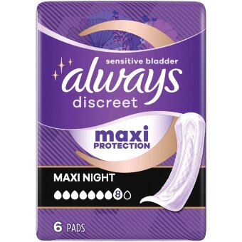 Прокладки для недержания Always Discreet Ultimate Night 6 шт