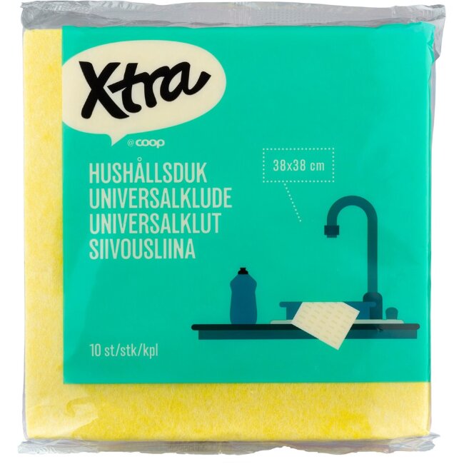 Салфетки для уборки Xtra 10 шт Салфетки для уборки Xtra 10 шт