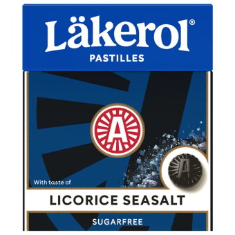 Пастилки (лакрица, морская соль) Läkerol Classic 25 гр