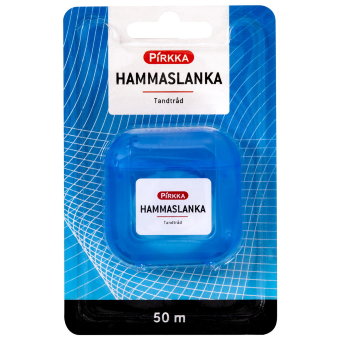 Зубная нить Pirkka 50м (цена по акции)