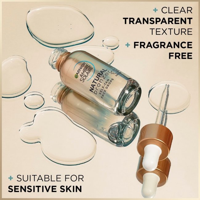 Средство для автозагара Garnier Ambre Solaire Natural Bronzer для нормальной кожи 30 мл Средство для автозагара Garnier Ambre Solaire Natural Bronzer для нормальной кожи 30 мл