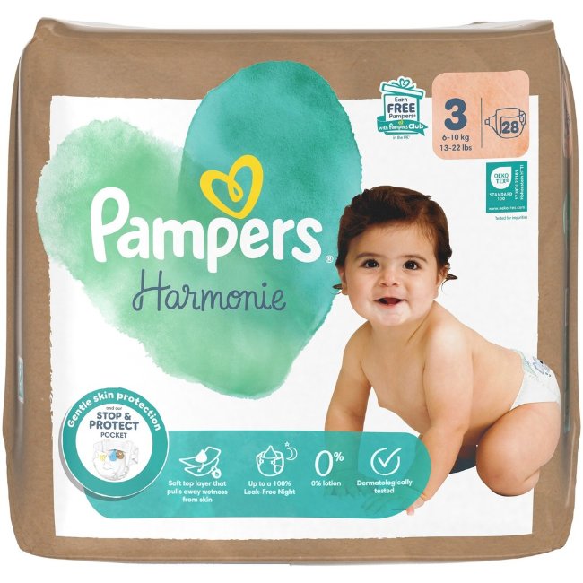 Подгузники Pampers Harmonie S3 6-10 кг 28 шт Подгузники Pampers Harmonie S3 6-10 кг 28 шт