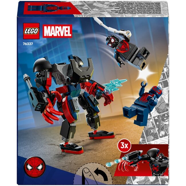 Робот LEGO® Super Heroes Marvel 76337 Майлз Моралес против Человек-паук 2099