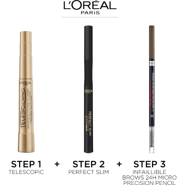 Тушь для ресниц L'Oréal Paris Telescopic черная ультраудлиняющая 8 мл