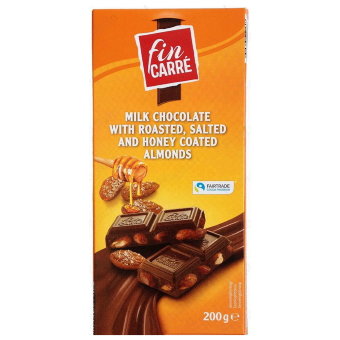 Шоколад Fin Carre (миндаль, соль и мёд) 200 гр