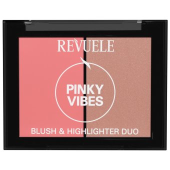 Дуэт румян и теней для век Revuele Pinky vibes Дуэт румян и теней для век Revuele Pinky vibes