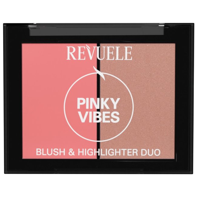 Дуэт румян и теней для век Revuele Pinky vibes Дуэт румян и теней для век Revuele Pinky vibes