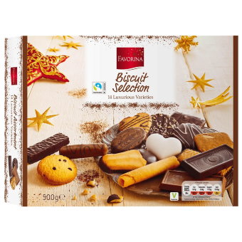 Бисквитное печенье ассорти 14 видов Favorina 500 гр Бисквитное печенье ассорти 14 видов Favorina 500 гр