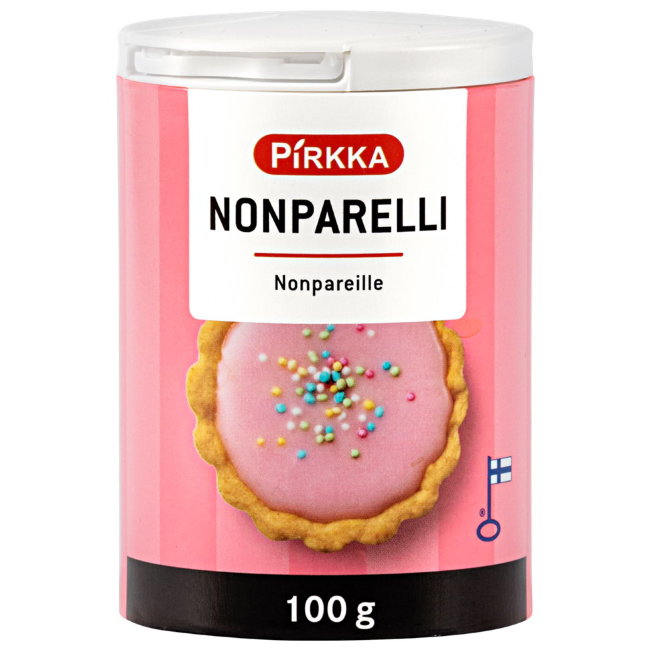 Кондитерская посыпка (цветные шарики) Pirkka 100гр
