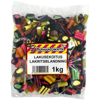 Лакричная смесь Porvoon Lakritsi 1 кг (цена по акции)