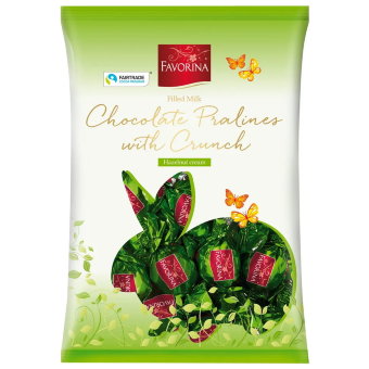 Шоколадные конфеты с ореховым пралине Favorina Chocolate Pralines with Crunch 200 гр Шоколадные конфеты с ореховым пралине Favorina Chocolate Pralines with Crunch 200 гр