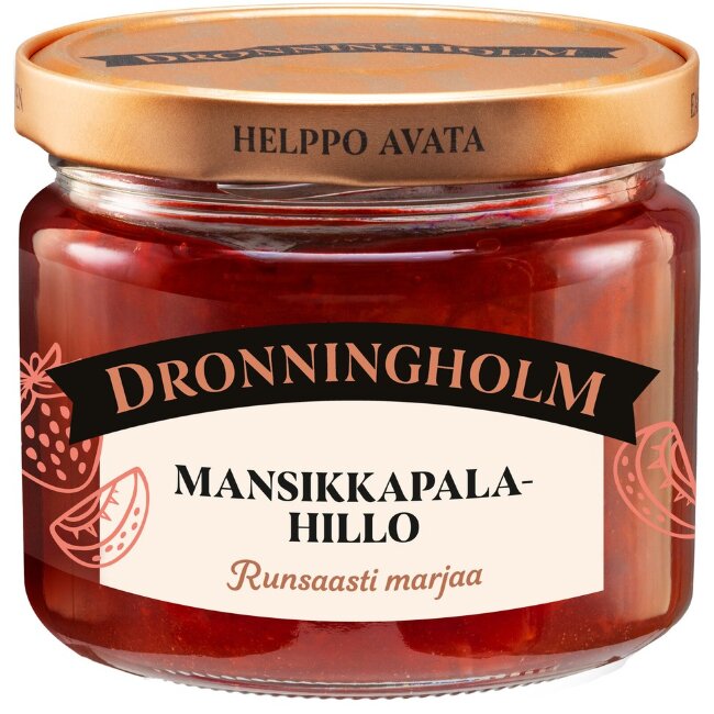 Клубничное варенье Dronningholm 280 гр Клубничное варенье Dronningholm 280 гр