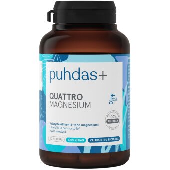 Капсулы Puhdas+ Quattro Magnesium 120 шт