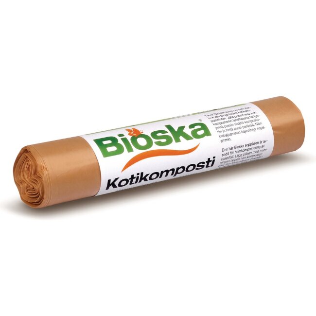 Домашний компостный пакет Bioska 20 л, коричневый Домашний компостный пакет Bioska 20 л, коричневый