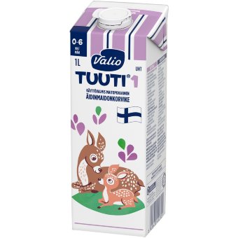 Готовая молочная смесь Valio Tuuti1 1л