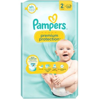 Подгузники Pampers Premium NB 2, 4-8 кг, 54 шт. Подгузники Pampers Premium NB 2, 4-8 кг, 54 шт.