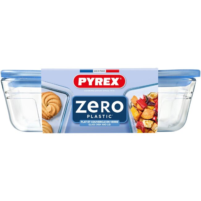 Стеклянная форма для запекания Pyrex с крышкой 22 x 17 x 6 см 1,5 л Pure Glass