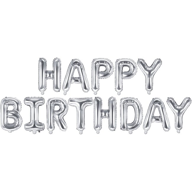 Фольгированные буквы Happy Birthday Фольгированные буквы Happy Birthday