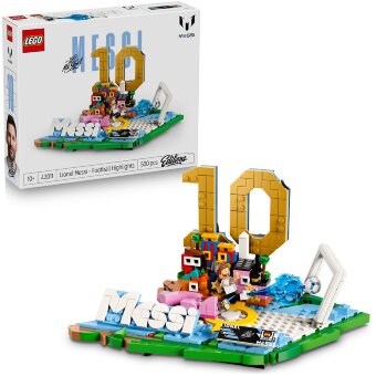 Конструктор LEGO® Editions Football 43011 Lionel Messi — футбольные звездные моменты