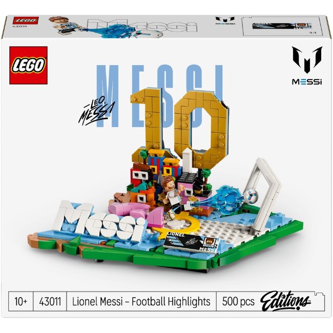 Конструктор LEGO® Editions Football 43011 Lionel Messi — футбольные звездные моменты