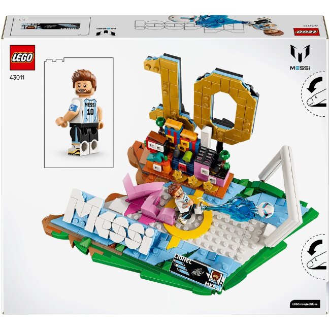 Конструктор LEGO® Editions Football 43011 Lionel Messi — футбольные звездные моменты