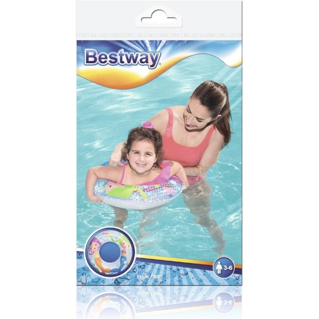 Круг для плавания Bestway 51 см, разные варианты Круг для плавания Bestway 51 см, разные варианты