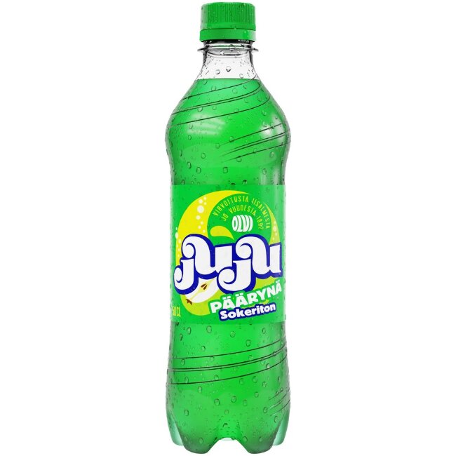 Безсахарный напиток OLVI Juju Päärynä 0,5 л (уп 12 шт)