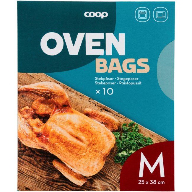 Пакеты для запекания Coop 25х38см, 10 шт/уп
