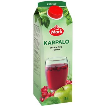 Клюквенный напиток Marli KARPALO 1 л Клюквенный напиток Marli KARPALO 1 л