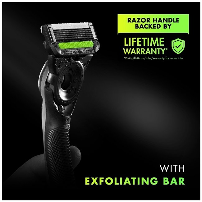 Бритвенный станок Gillette Labs с эксфолиирующим брусочком