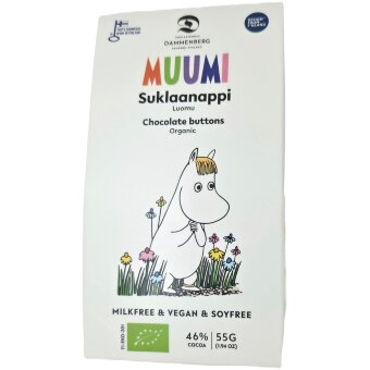 Шоколадная плитка Dammenberg Muumi органическая 55 гр