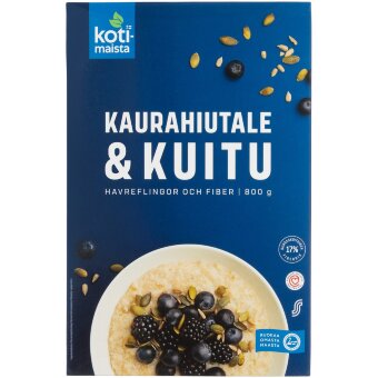 Овсяные хлопья с клетчаткой Kotimaista 800 гр