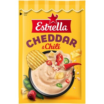 Приправа для дипа Estrella Cheddar & Chili 16 гр Приправа для дипа Estrella Cheddar & Chili 16 гр