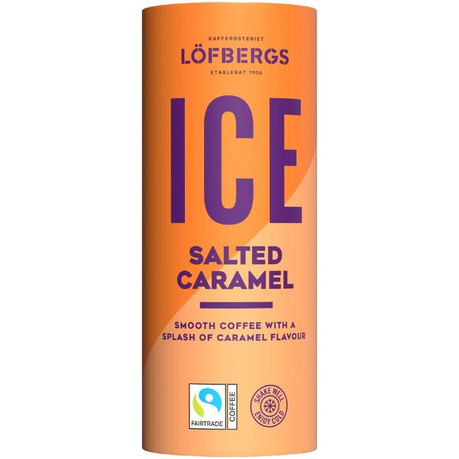 Холодный кофе Löfbergs ICE со вкусом соленой карамели 230 мл Reilukauppa