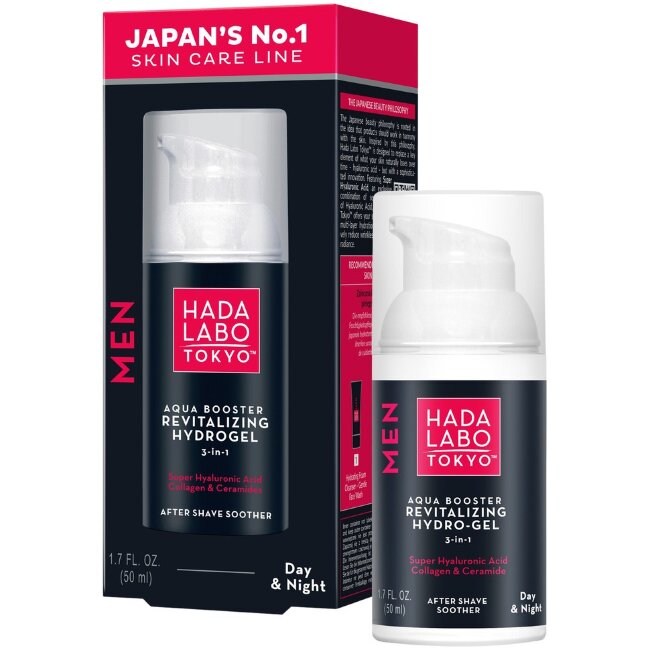Гидрогель-серум HADA LABO TOKYO MEN Aqua Booster Revitalizing 50 мл Гидрогель-серум HADA LABO TOKYO MEN Aqua Booster Revitalizing 50 мл