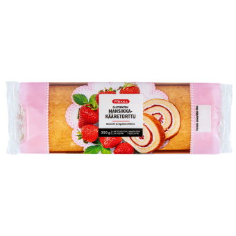 Клубничный рулет без глютена Pirkka 350 гр Клубничный рулет без глютена Pirkka 350 гр