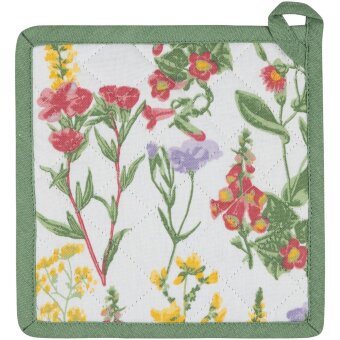 Прихватка House Wild floral 22x22 см зеленая