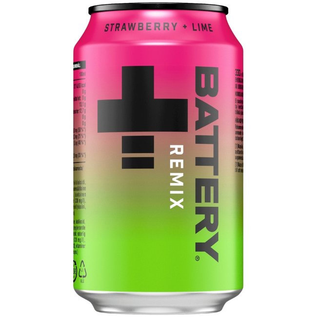 Энергетический напиток Battery Remix, банка 0,33 л