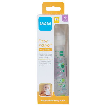 Детская бутылочка Ainu 3 MAM Easy Active 4+ мес, 330 мл Детская бутылочка Ainu 3 MAM Easy Active 4+ мес, 330 мл