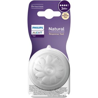 Соска для бутылочек Philips Avent Natural Response SCY964/02, 3+ мес, 2 шт/уп