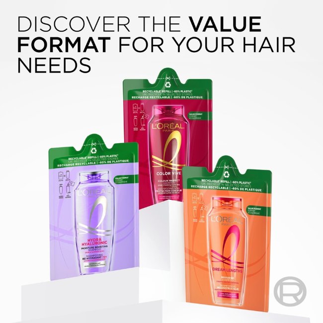 Шампунь L'Oréal Paris Elvital Color Vive для окрашенных волос 250 мл дозаправка