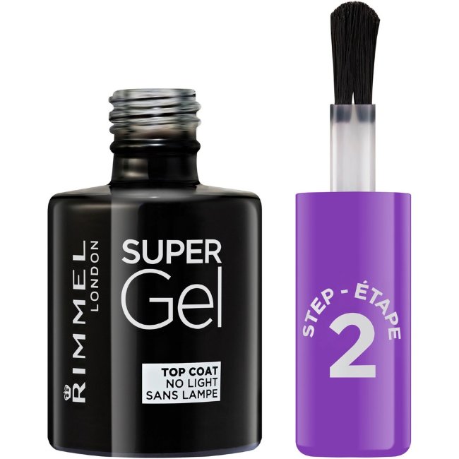 Гель-лак для ногтей Rimmel Super Gel Top Coat 12 мл Гель-лак для ногтей Rimmel Super Gel Top Coat 12 мл