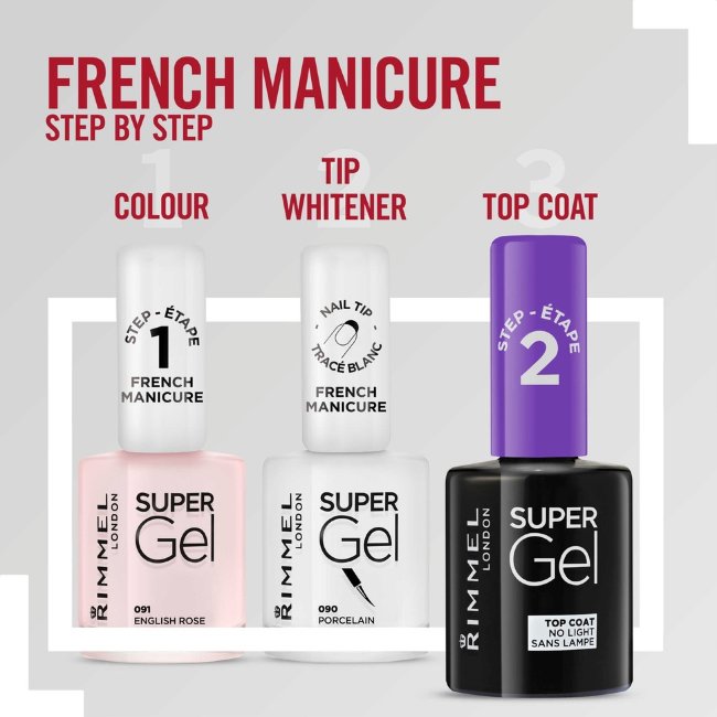 Гель-лак для ногтей Rimmel Super Gel Top Coat 12 мл Гель-лак для ногтей Rimmel Super Gel Top Coat 12 мл