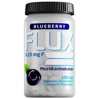 Flux blueberry для укрепления зубов со вкусом черники 100 таб.