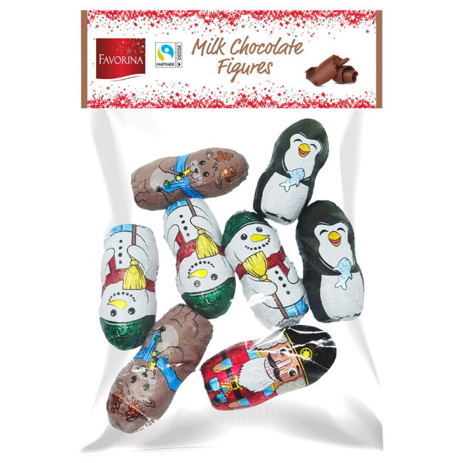 Фигурки из молочного шоколада (в ассортименте) Favorina 100 гр Фигурки из молочного шоколада (в ассортименте) Favorina 100 гр