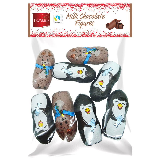Фигурки из молочного шоколада (в ассортименте) Favorina 100 гр Фигурки из молочного шоколада (в ассортименте) Favorina 100 гр